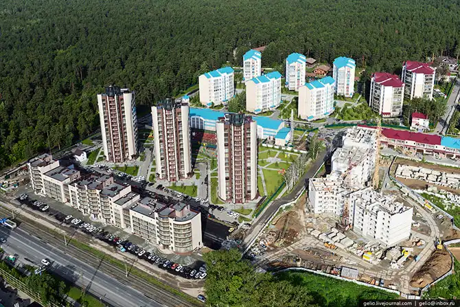 Барнаул с высоты птичьего полета