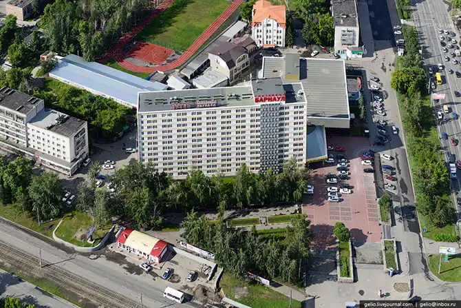 Барнаул с высоты птичьего полета