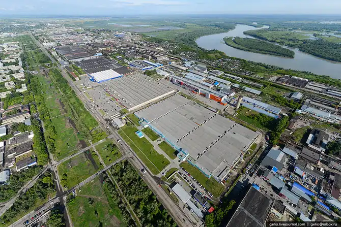 Барнаул с высоты птичьего полета