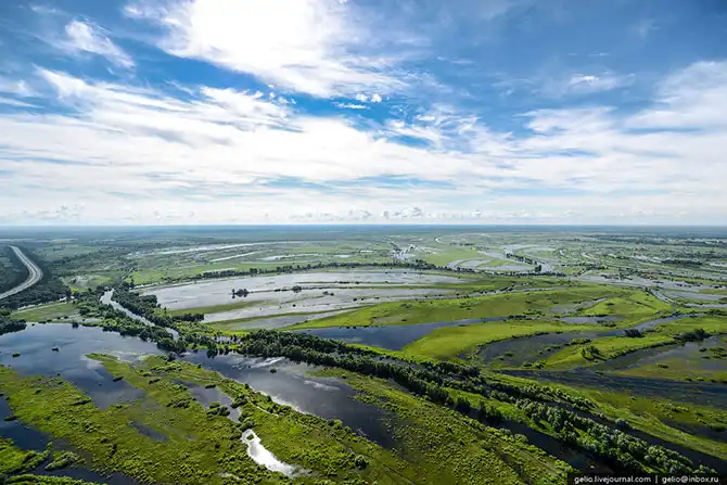 Барнаул с высоты птичьего полета