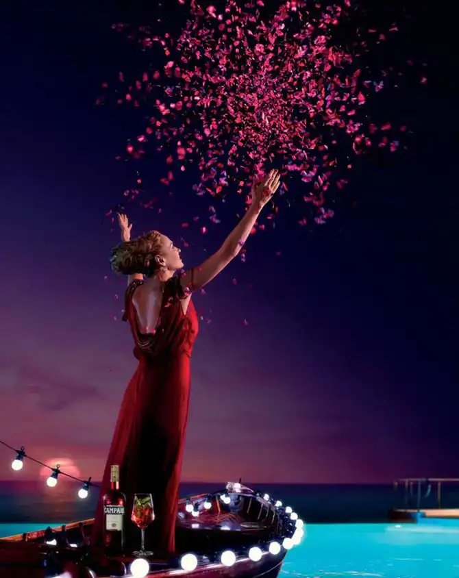 Ума Турман в календаре Campari