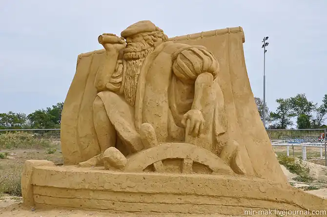 Фестиваль песчаных скульптур в Бургасе