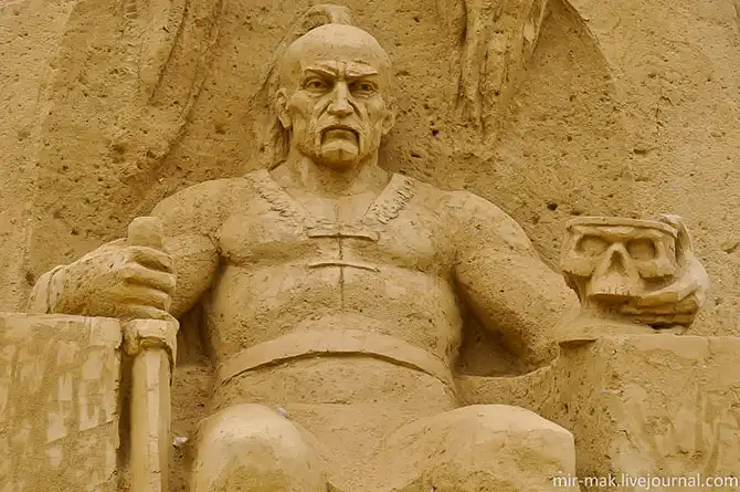 Фестиваль песчаных скульптур в Бургасе