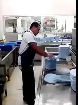 Самый быстрый посудомойщик в мире