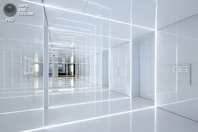 Прозрачный офис шанхайской компании