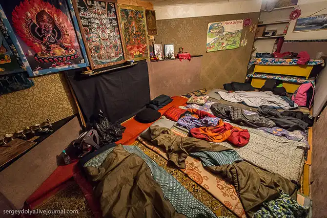 Быт буддийского монастыря на Урале