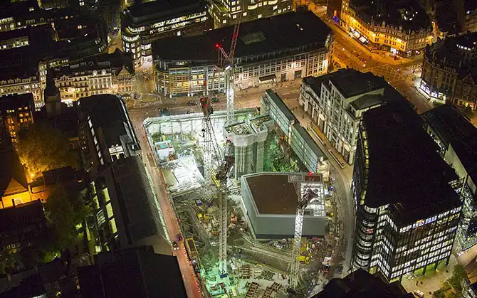 Ночной Лондон с высоты