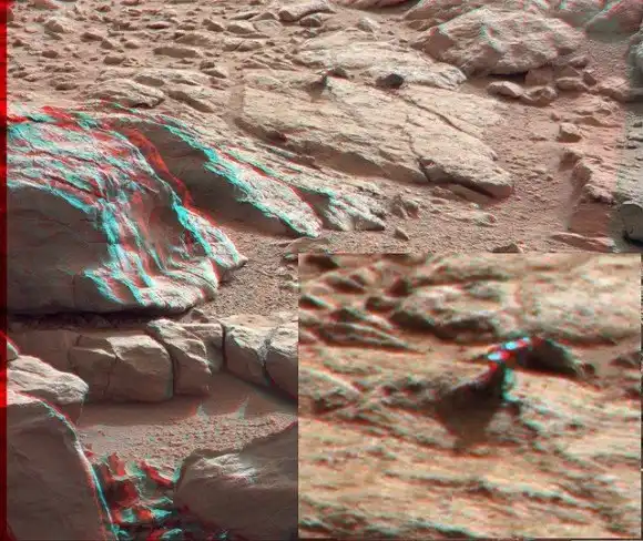 На Марсе обнаружена ещё одна странная блестящая штуковина