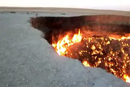 Воронка от метеорита под Челябинском ... о_О