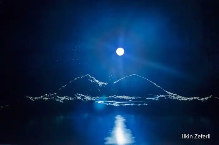 Прекрасная фотография полной луны