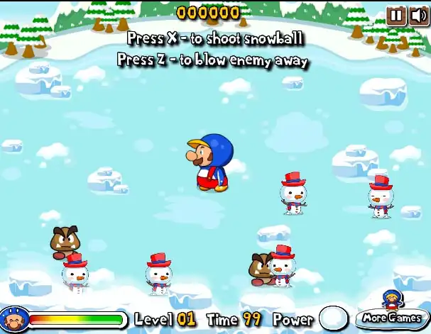 Snowy Mario 3
