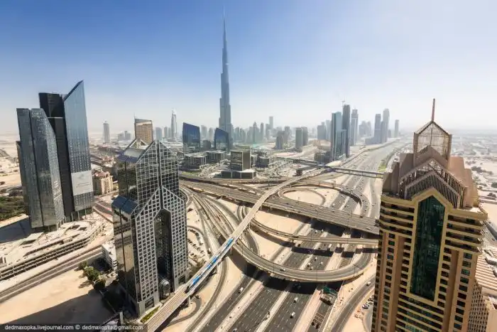 Удивительные виды с крыш Дубая