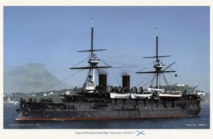 Цветные фотографии российского флота из прошлого