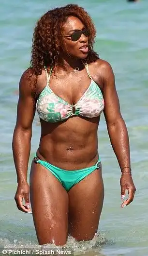Серена Уильямс на отдыхе в Майами
