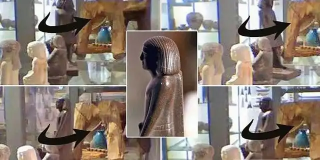 Ожившая статуя древнеегипетского бога Осириса