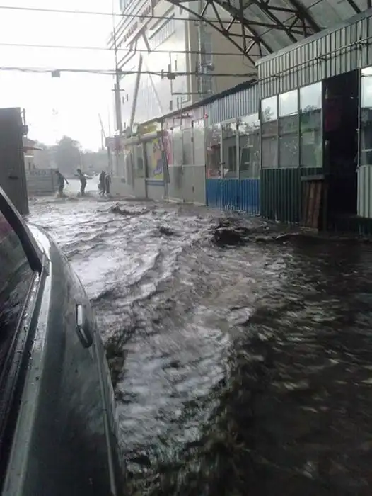 Наводнение в центре Саратова