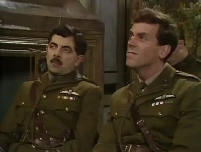 Молодые Хью Лори и Роуэн Аткинсон в кино