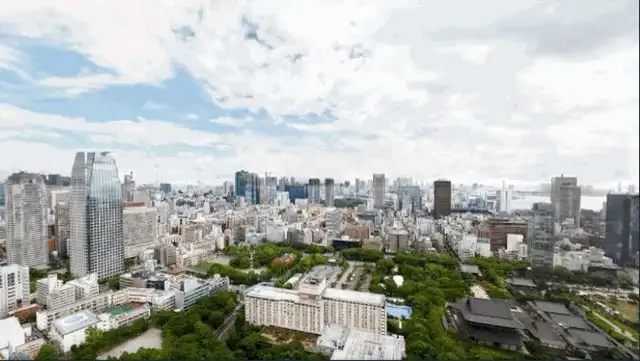 Фотография Токио с разрешением в 600 000 пикселей