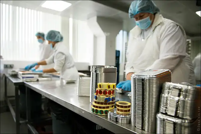 Как готовят самолетную еду