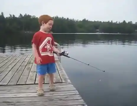 Подрастающий рыбак
