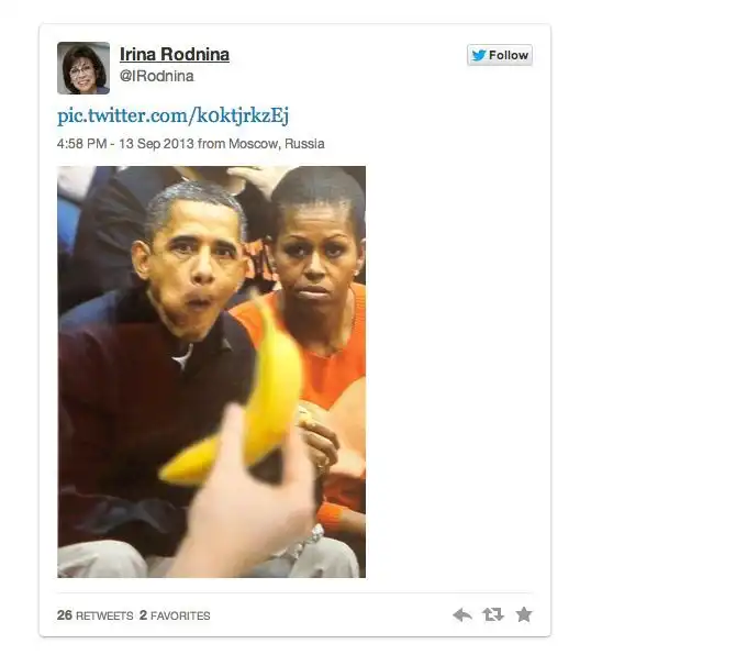 "Банан не мой" - фото президента Обамы
