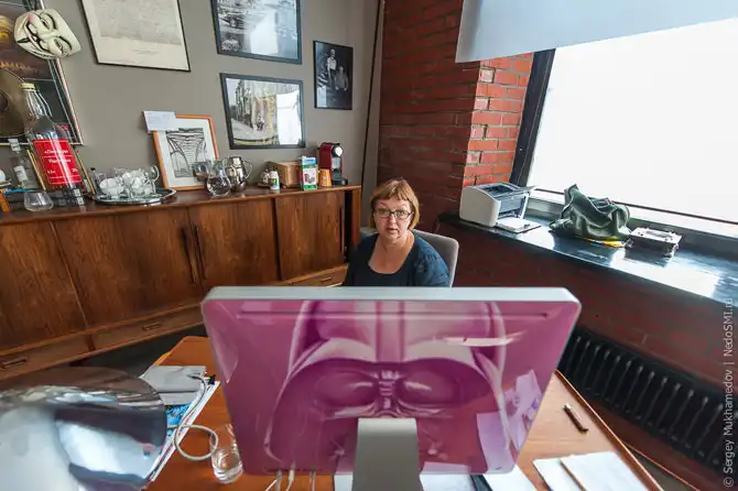 Необычный офис: большая коммуналка