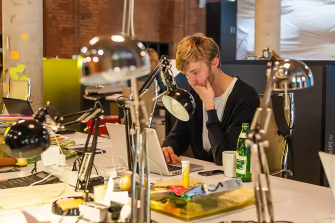 Необычный офис: большая коммуналка