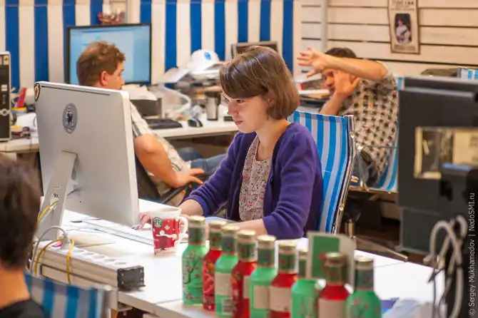 Необычный офис: большая коммуналка