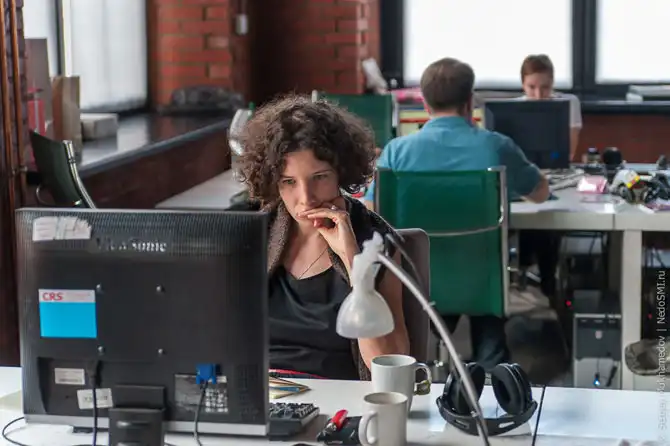 Необычный офис: большая коммуналка