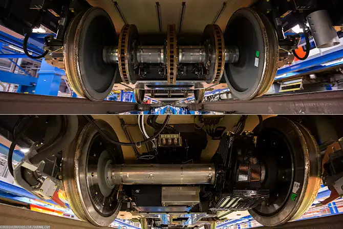 Новые поезда в моторвагонном депо Санкт-Петербурга