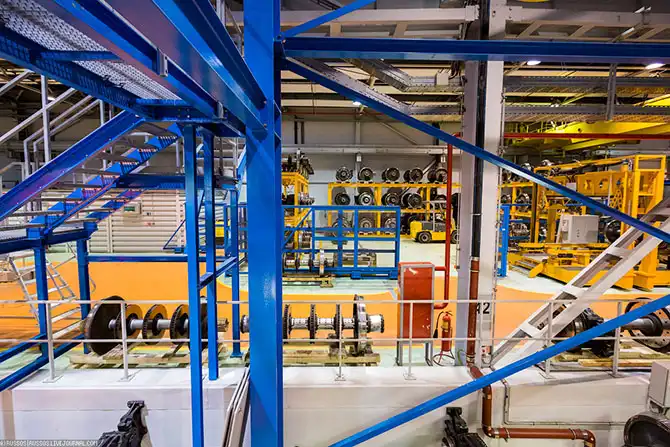 Новые поезда в моторвагонном депо Санкт-Петербурга