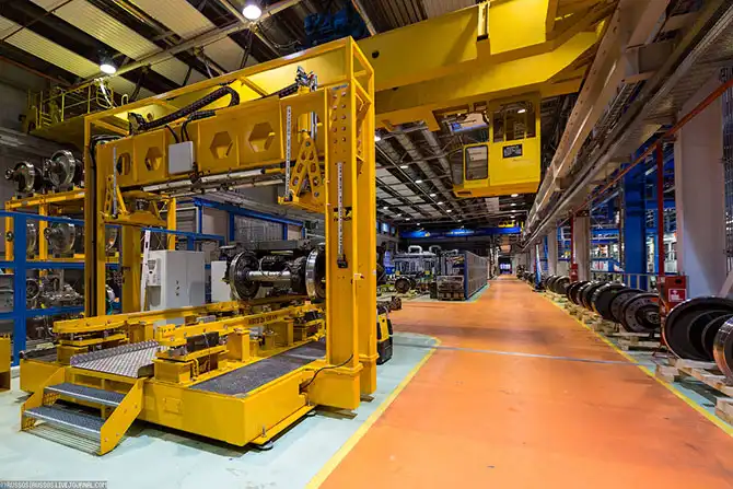 Новые поезда в моторвагонном депо Санкт-Петербурга