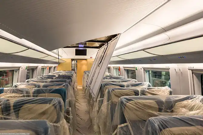 Новые поезда в моторвагонном депо Санкт-Петербурга