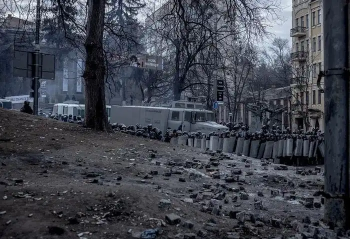Последствия конфликта между евромайдановцами и правоохранительными органами в центре Киева