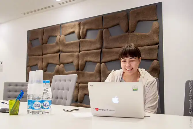 Необычный офис метро-стайл