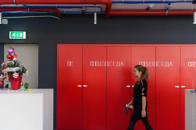 Необычный офис метро-стайл