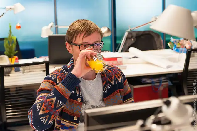 Необычный офис метро-стайл