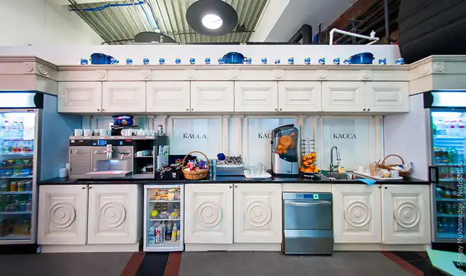 Необычный офис метро-стайл