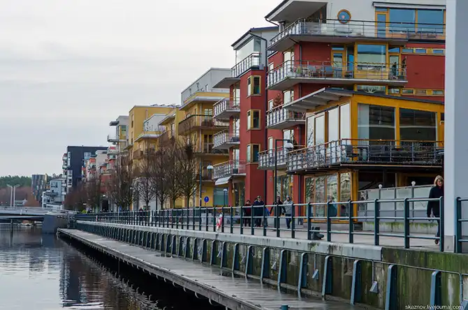 Прогулка по экокварталу, построенному на месте заброшенной промзоны