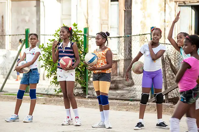 Детство на Кубе