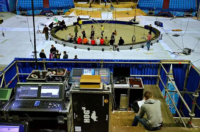 Как делают новогоднее шоу