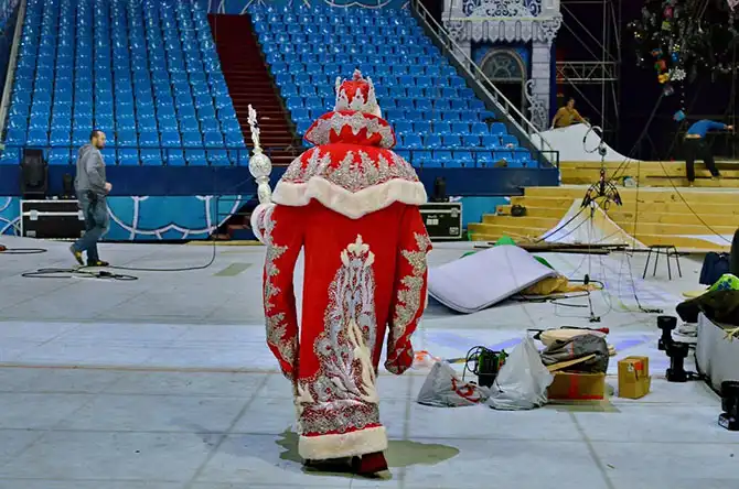 Как делают новогоднее шоу