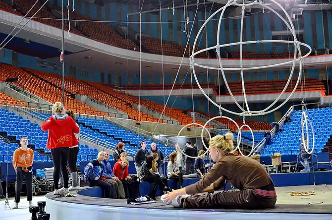 Как делают новогоднее шоу