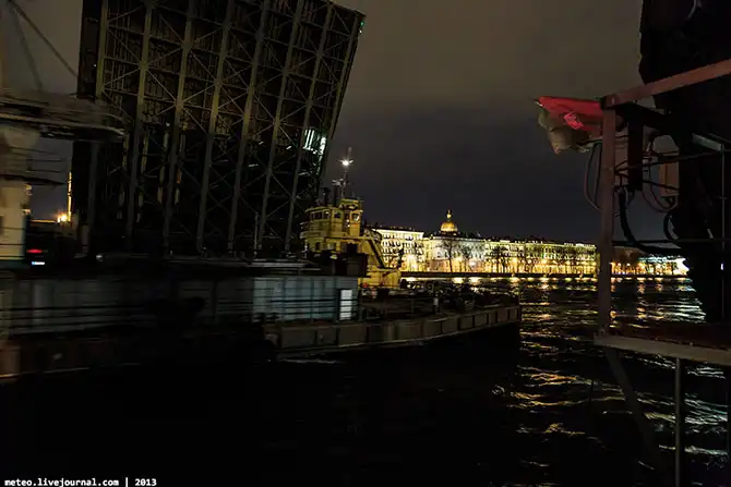 Как устроен Дворцовый мост в Санкт-Петербурге