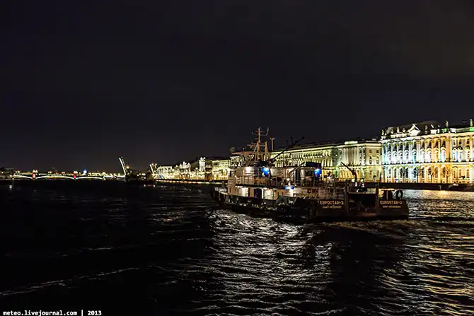 Как устроен Дворцовый мост в Санкт-Петербурге