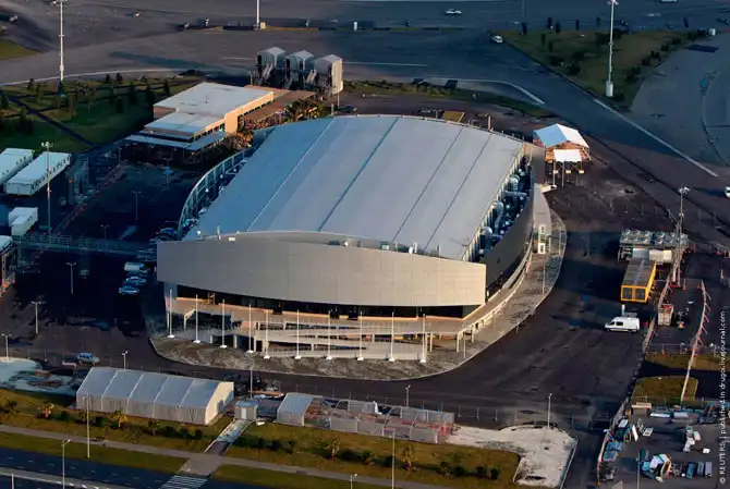 Олимпийский парк с вертолета