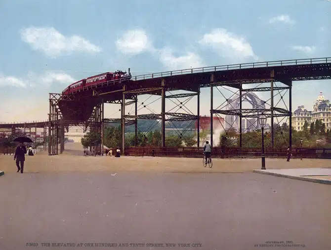 Нью-Йорк 1900 года в цвете