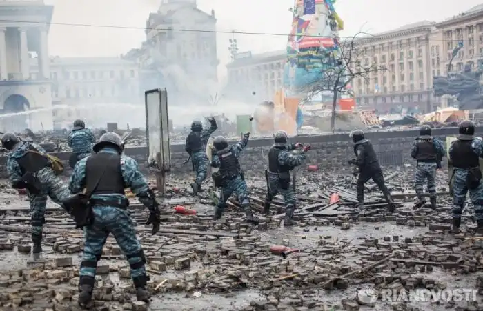 "Война" в Киеве глазами Беркута