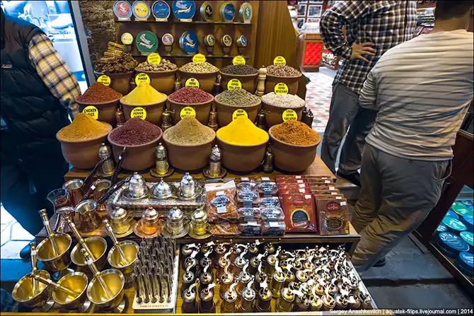 Прогулка по рынку специй в Стамбуле