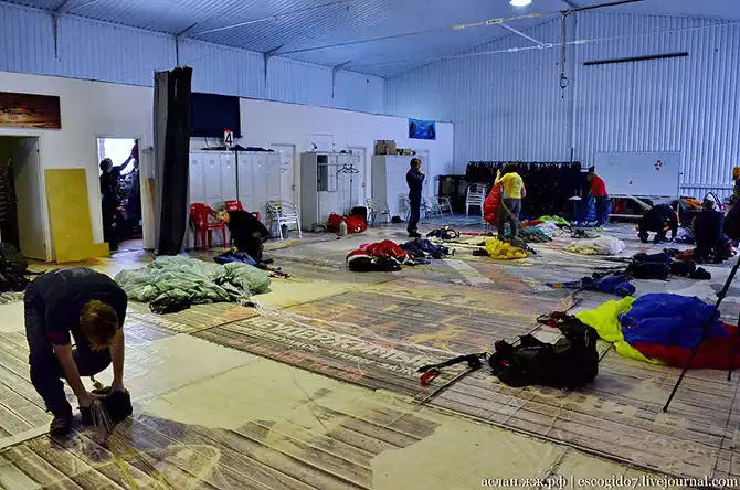 Как парашютисты совершают прыжки